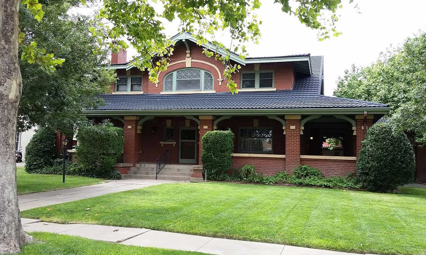 The Shelton-Houghton House historical building in Amarillo, Texas