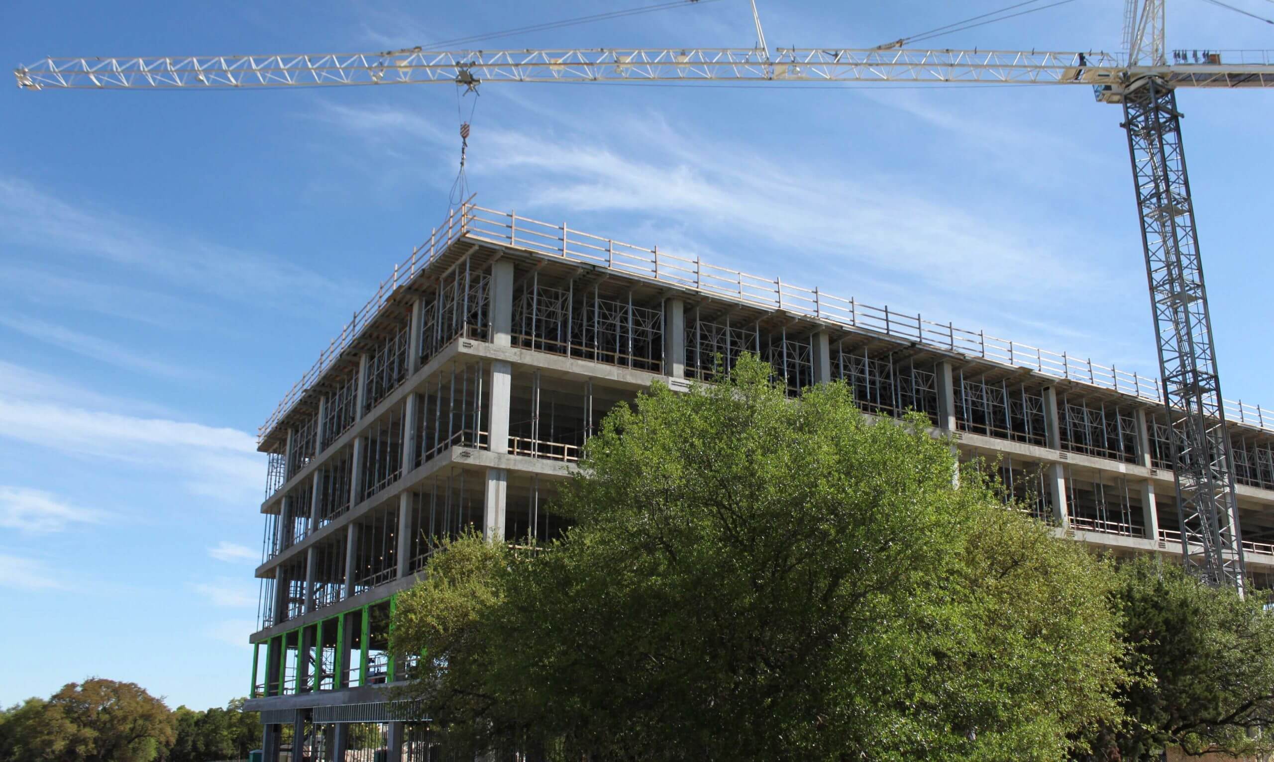 The Charles Schwab facility being constructed in Austin, Texas.