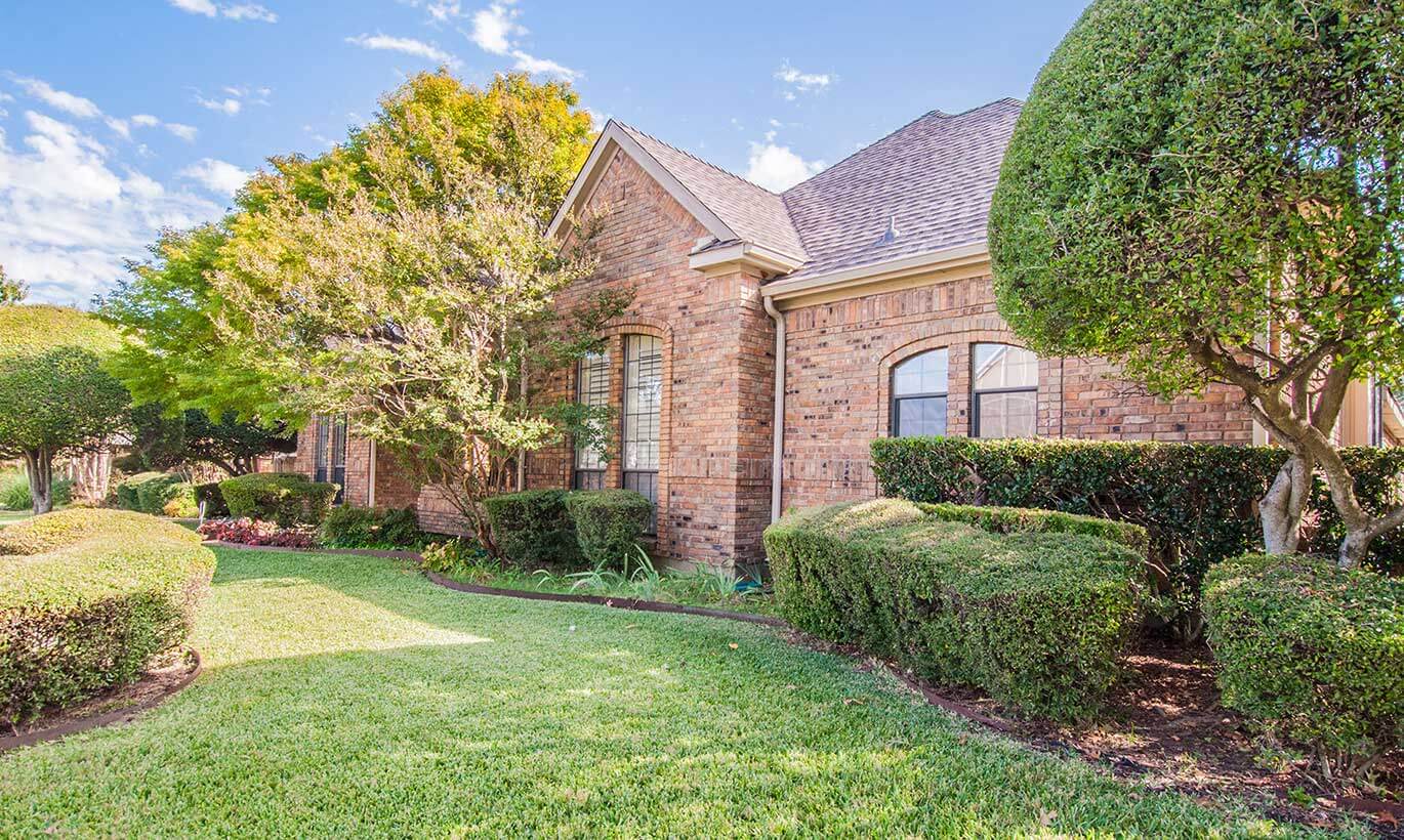 A brick home in Waco, Texas